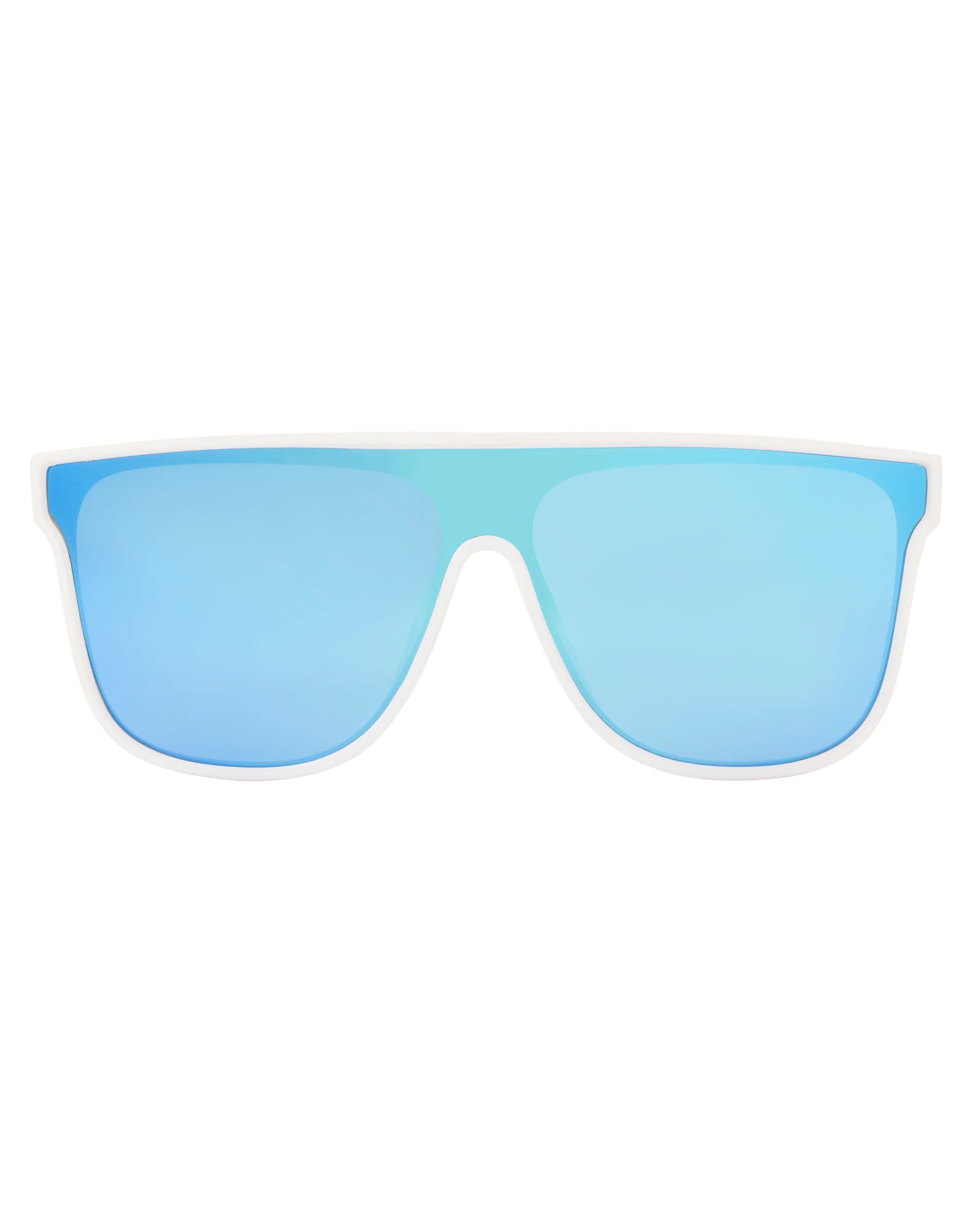 Toby Shield Sunglasses - White - Image 2