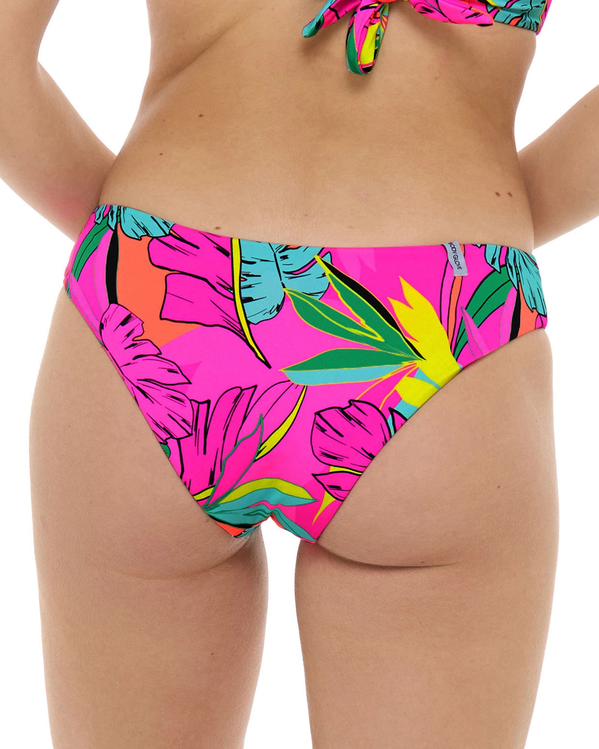 Tulum Phillis Low Rise Bikini Bottom - Bubble Gum - Image 2