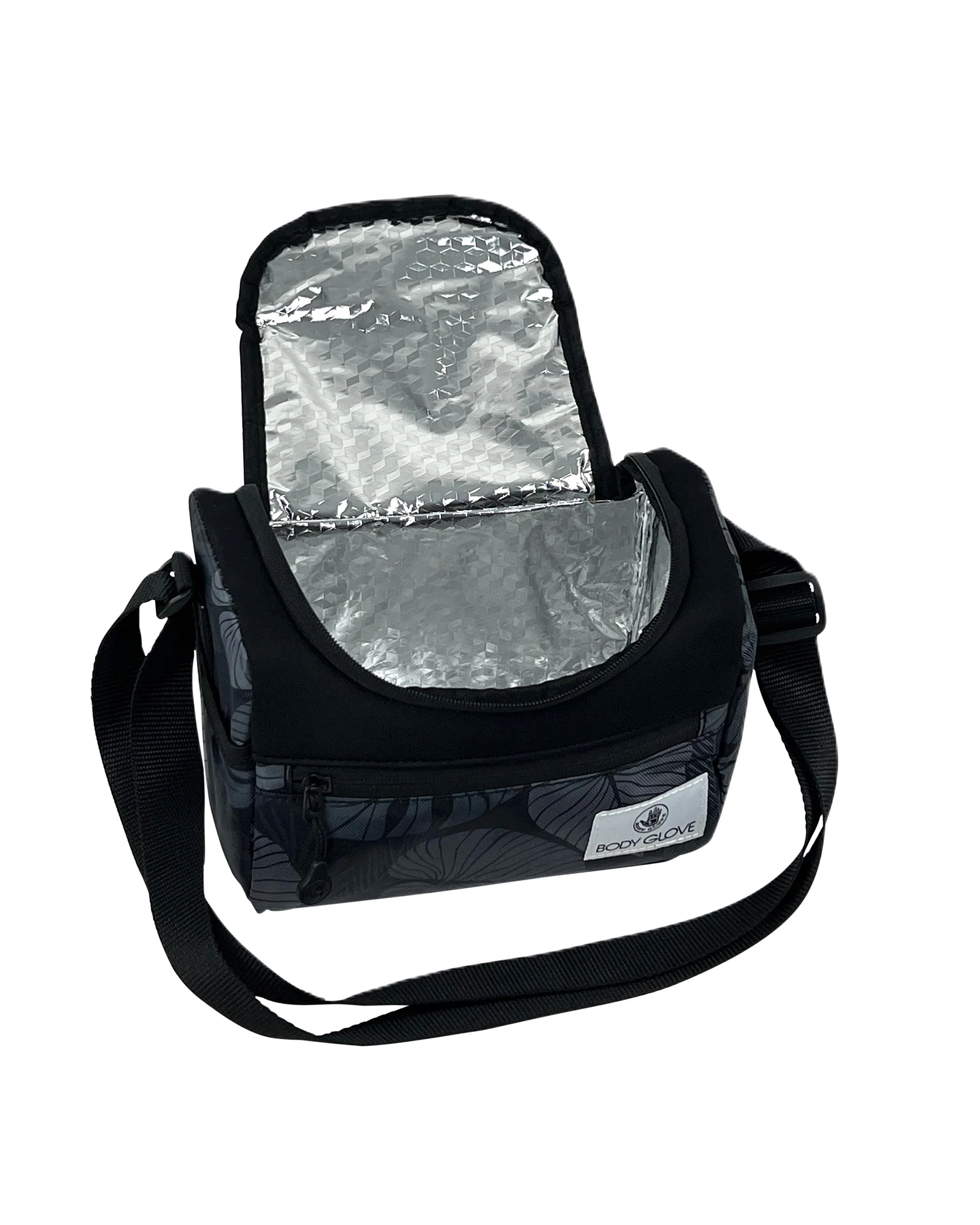 Zip Top Lunch Tote - Black - Image 2